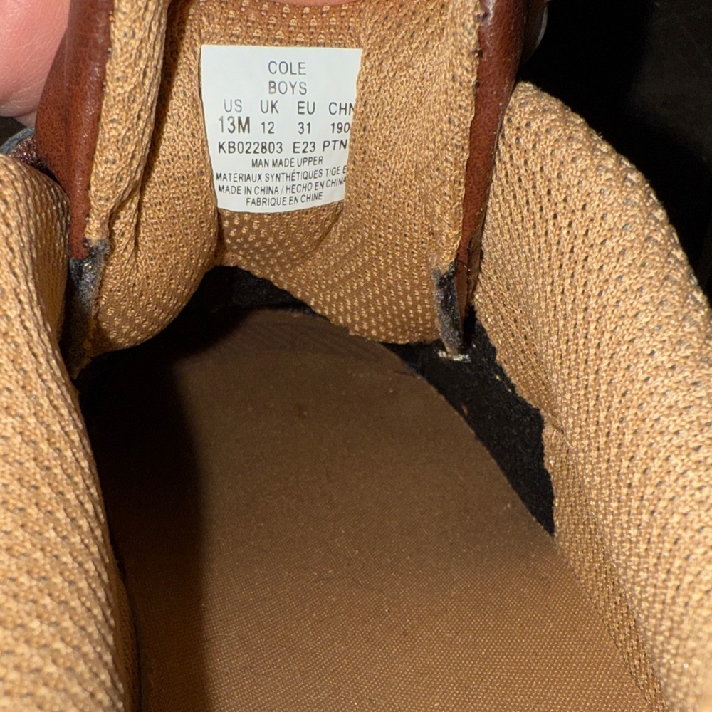 Boys Stride Rite Brown Dress Shoes - Picture 2 of 4